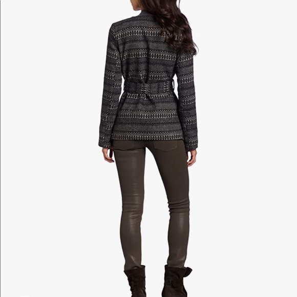 Jack By BB Dakota Women’s Wool Blend Kimmy Dark Grey Sweater Jacket Sz S - Picture 2 of 10